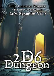 2D6 Dungeon Lairs Expansion Volume 2 softcover by DR Games