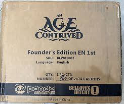 An Age Contrived Kickstarter Limited Founders Edition by Bellows Intent