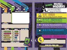 Business Wizards TTRPG by 9th Level Games