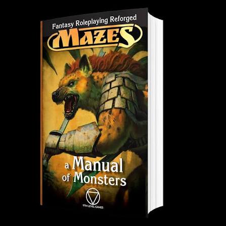 MAZES: A Manual of Monsters Softcover by 9th Level Games