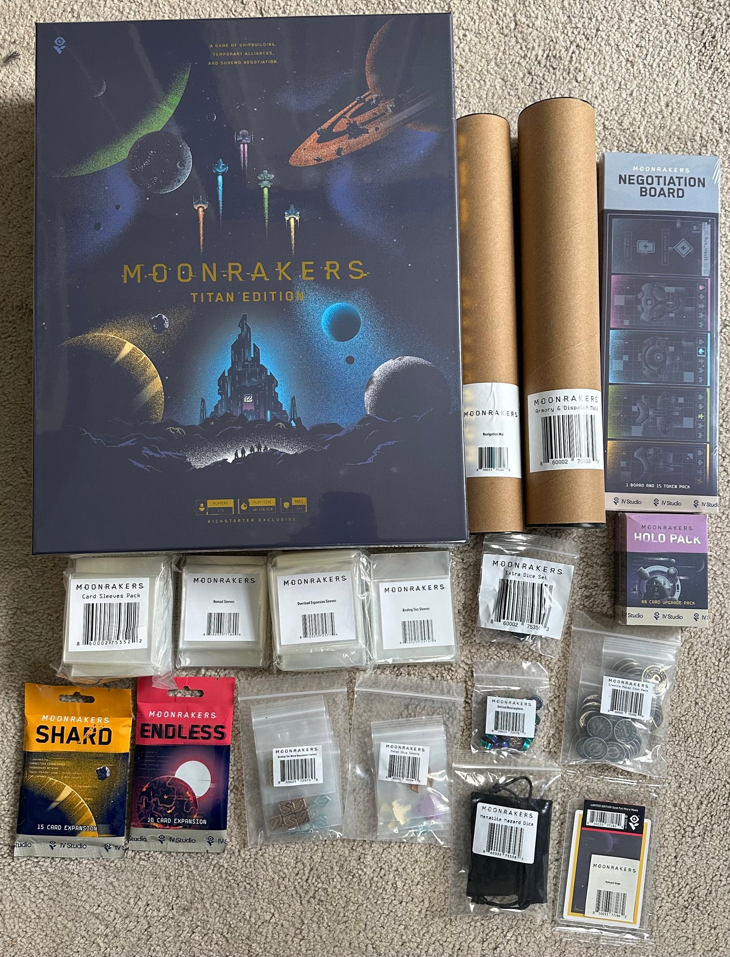 Moonrakers Titan Box pledge Kickstarter by IV Games