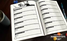 DM's Journal for Shadowdark TTRPG Softcover by Death Finger Games