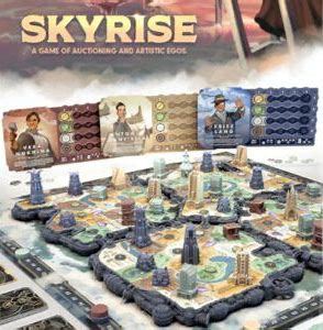 Skyrise Kickstarter Collectors Edition + wooden tokens and pre washed minis bundle by Roxley games