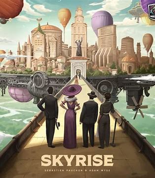 Skyrise Kickstarter Collectors Edition + wooden tokens and pre washed minis bundle by Roxley games