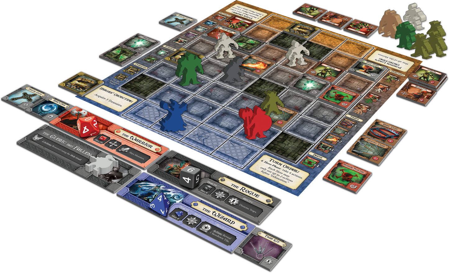 Dungeon Heroes w/ Deluxe Expansions