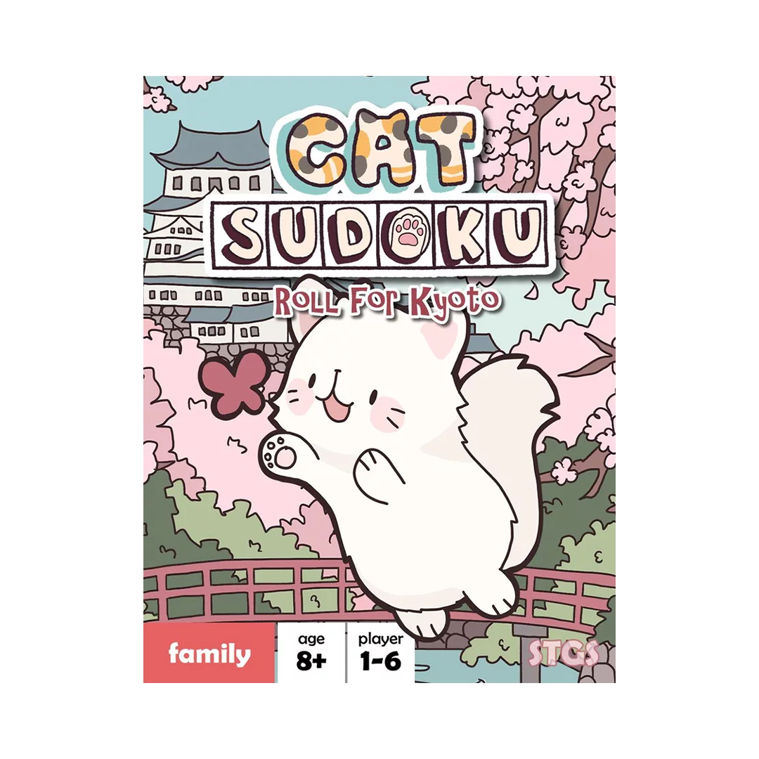 Cat Sudoku Roll for Kyoto
