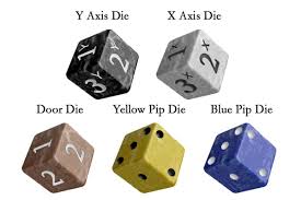 2D6 Dungeon Dice Set by DR Games