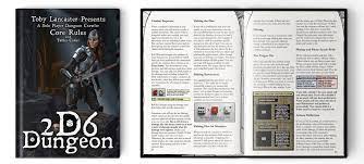 2D6 Dungeon Kickstarter Hardcover by DR Games