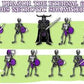 Bekir's Battlers Wooden Minis Drazor the Eternal & his Necrotic Shaers by Crumbling Keep