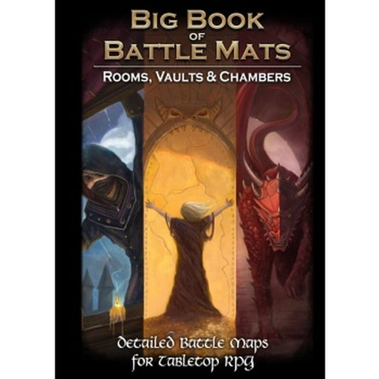 The Big Book of Battle Mats - Rooms, Vaults & Chambers by Loke Battle Maps