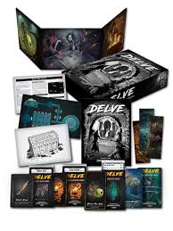 Delve Deluxe Kickstarter Box set for Shadowdark by Eventyr Games