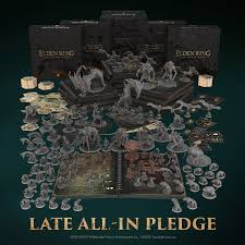 Elden Ring: The Board Game Kickstarter All in Pledge plus Exclusive add ons by Steamforged Games