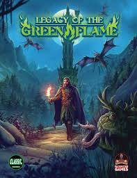 Legacy of the Greenflame Hardcover Solo Campaign for OSR/BX by Pacesetter Games