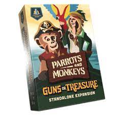 Guns or Treasure w/ standalone expansion Parrots and Monkeys by Castillo Games