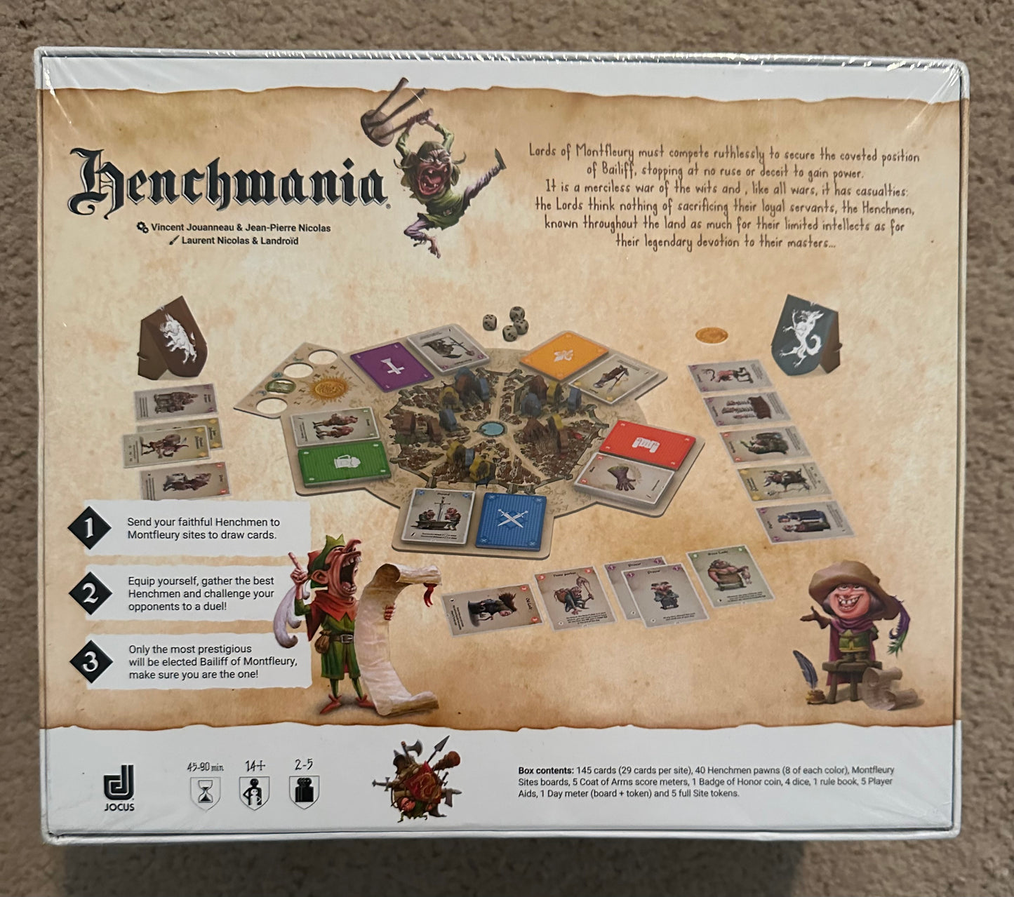 Henchmania Second Edition All In Kickstarter Pledge by Jocus Games