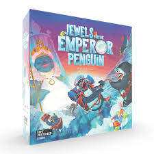 Jewels for the Emperor Pengiun Kickstarter plus Frozen Shinies card game by Left Justified Studio