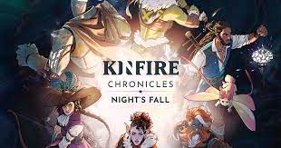 Kinfire Chronicles: Night's Fall Deluxe Kickstarter Edition with Upgrade Kits and Premium Sleeves by Incredible Dream Studios