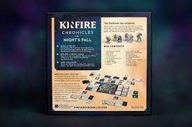 Kinfire Chronicles: Night's Fall Deluxe Kickstarter Edition with Upgrade Kits and Premium Sleeves by Incredible Dream Studios