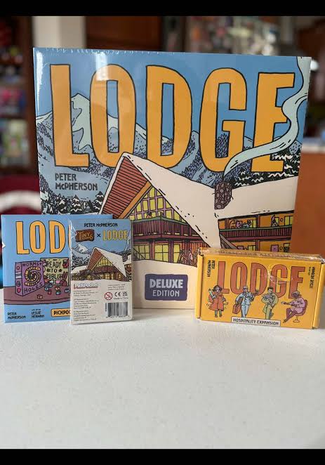 Lodge Deluxe Kickstarter Edition with Promo cards and expansions by Pickpocket Games