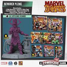 Marvel Zombicide Kickstarter Devourer Pledge w/ 3 extra dice set, plastic tokens and Tile set by CMON Games