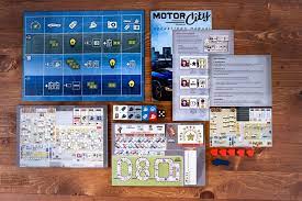 Motor City Roll and Write game by 25th Century Games