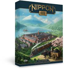 Nippon Zaibatsu (2026) Kickstarter Emperor Edition with playmat and coins by CrowD Games