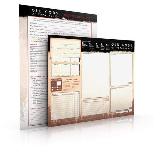 Old Gods of Appalachia Character Portfolio Bundles (5) by Monte Cook Games