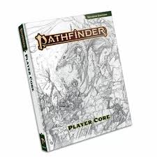 Pathfinder Player Core 2 2nd Edition Sketch cover by Paizo