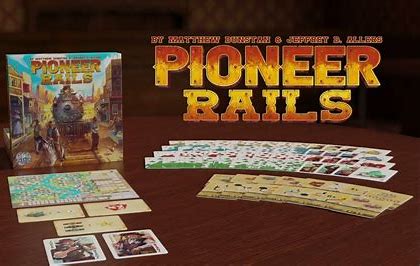 Pioneer Rails Essential Edition Kickstarter with Dry Erase Boards /Markers by Dranda Games