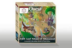 2024 Quest Calendar An Adventure a day with Hero Book by Sundial Games