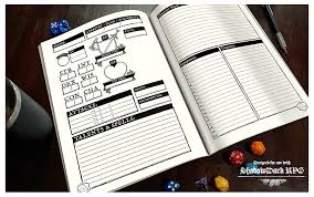 Players Journal for Shadowdark TTRPG softcover by Death Finger Games