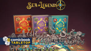 Sea of Legends: Vengence of the Empires Full set with expansions Kickstarter by Guildhall Studios