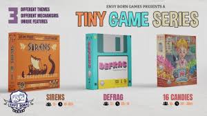 Sirens, Defrag, and 16 Candies Tiny games series set Kickstarter with all the extras by Envy Born Games