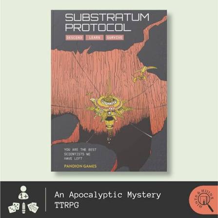 Substratum Protocol Paperback Full Kit with Journal and Personel and Team folios by Pandion Games