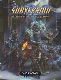 Subversion Hardcover TTRPG by Fragging Unicorn Games