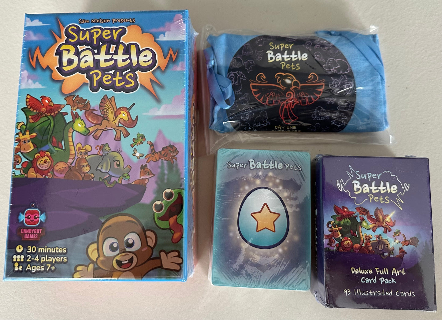 Super Battle Pets Deluxe Full Art Edition Kickstarter by Candy Bot Games