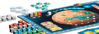 Terraforming Mars: The Dice Game Kickstarter w/ Customsleeves and Neoprene playmat by Stronghold Games