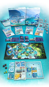 Tidal Blades 2: Rise of the Unfolders Deluxe game with playmat and folded space insert by Druid City Games