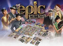 Tiny Epic Crimes Deluxe Kickstarter Version plus Expansion by Gamelyn Games