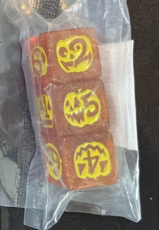 Sparking Pumpkin Dice